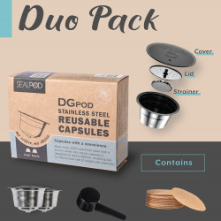 2x korduvkasutatav kapsel SEALPOD Dolce Gusto® jaoks