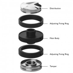 4Barista 2in1 turustaja ja Tamper - 51, 53, 58 mm