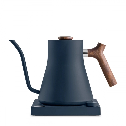 Fellow Stagg EKG Stoneblue + Walnut | Veekeetja Gooseneck