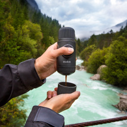 Wacaco NanoPresso (must) + kaitsekott - Kasutatud