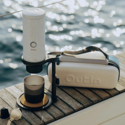 OutIn Nano 2 (Pearl white) – reisikohvimasin