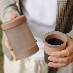 Wacaco Prestina (clay pink) – kaasaskantav kohvivalmistaja